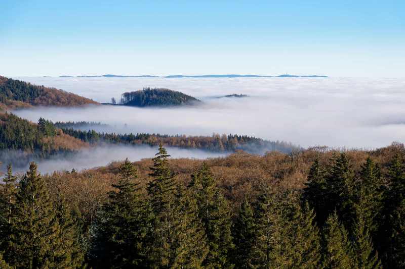 Blick auf das Orketal und die Edernebel