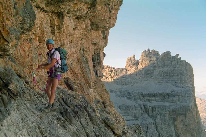 Tofana di Rozes west face [September 1990, restoration of 35 mm film negative]