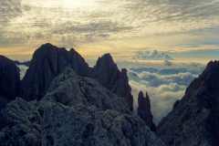 Auf der Cima di Val di Roda (2791 m) [August 1994, Restauration von Kleinbild-Dia]