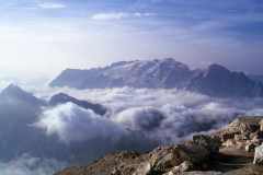 Marmolata im Morgenlicht [August 1997, Restauration von Kleinbild-Dia]